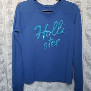 Hollister blue sweatshirt